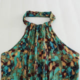 Willa Vintage Water Color Halter Dress watereverysunday