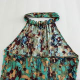 Willa Vintage Water Color Halter Dress watereverysunday