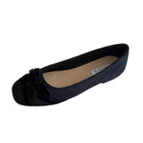 Winslow Crushed Velvet Bow-Knot Ballet Flats - 3 Colors watereverysunday