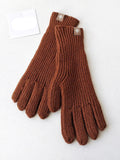 Woolen Knit Gloves with Touchscreen Fingers watereverysunday