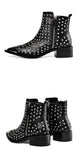 Wythe Pointed Toe Rivets Boots - 2 Colors watereverysunday