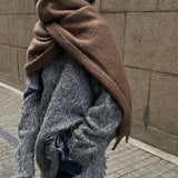 Yura Wool Blanket Scarf - 10 Colors watereverysunday