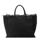 Yves Fringe Canvas Tote Bag