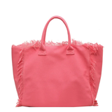 Yves Fringe Canvas Tote Bag