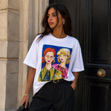 Zinnia Fashion Illustration Graphic Tee