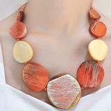 Zurah Colorful Circle Tribal Bib Necklaces - 6 Colors watereverysunday