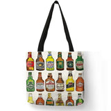 Vintage 80's Product Retro Graphic Tote Bags