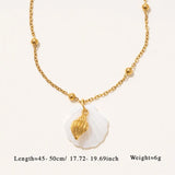 Ocean Seashell Pendant Necklaces