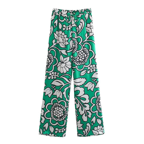 Gracie Chic Retro Floral Pants