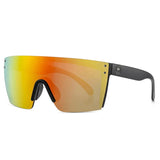 Michelle Reflective Visor Shield Sunglasses