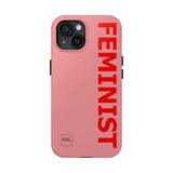 FEMINIST SPOKE iPhone Cases - Pink