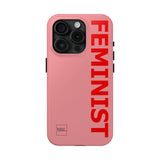 FEMINIST SPOKE iPhone Cases - Pink