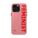 FEMINIST SPOKE iPhone Cases - Pink