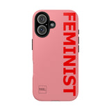 FEMINIST SPOKE iPhone Cases - Pink