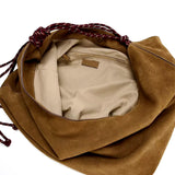 Maja Faux Suede Large Hobo Bag