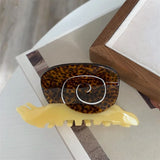 Fun Acetate Sun Moon Star Snail Hair Clip Claw
