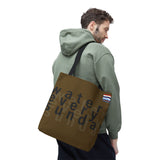 WATEREVERYSUNDAY Basic Logo Everyday Tote - Brownie watereverysunday