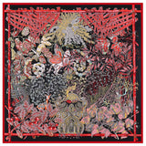 Vintage Garden Floral Print Silk Scarves - 50"x50" - 14 Styles