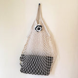 Camelina Crochet Mesh Tote - Black or White